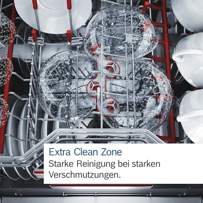 Vollintegrierter XXL-Geschirrspüler 60 cm – Spülmaschine mit Besteckschublade, Extra Leise, Intelligente Programme, Flexible Körbe, Höhenverstellbar, Smart Control